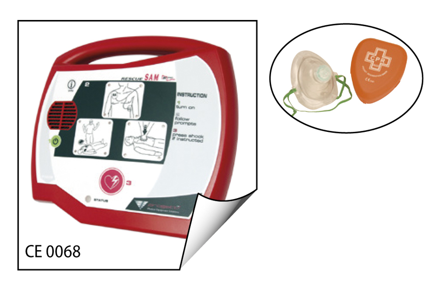 rescue sam defibrillatore professionale Dental Fly